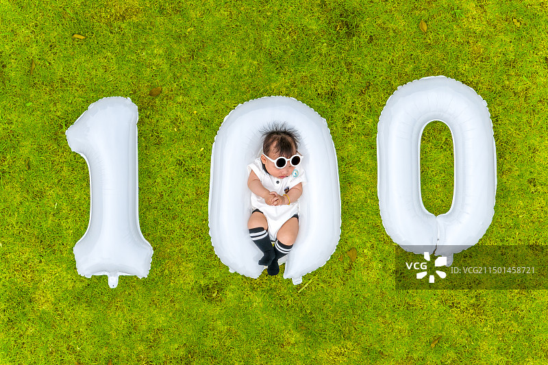 宝宝100天纪念图片素材
