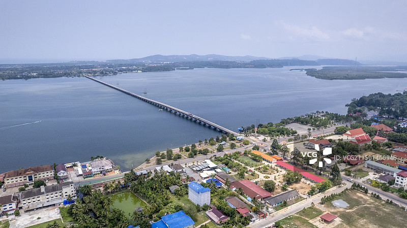 柬埔寨戈公省跨海大桥图片素材