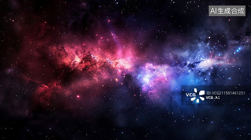 【AI数字艺术】宇宙银河图片素材