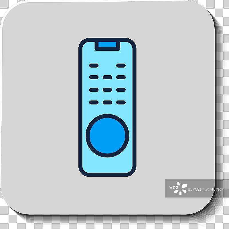 遥控器轮廓图标图片素材