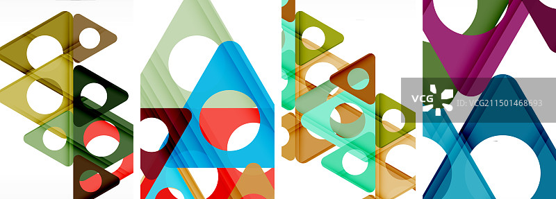 抽象的背景集具有迷人的图片素材