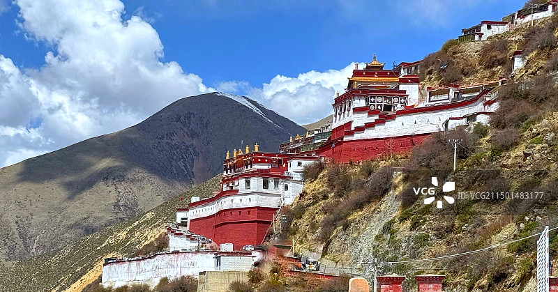 西藏直贡梯寺图片素材