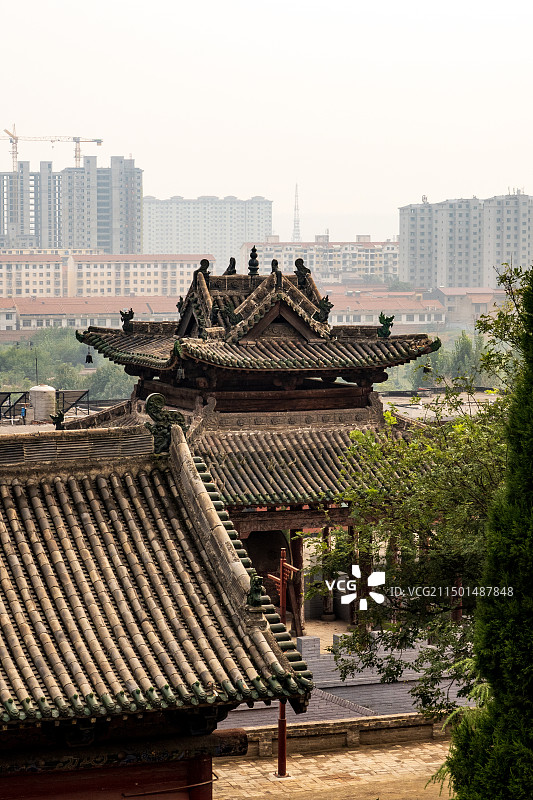 万荣东岳庙-飞云楼图片素材
