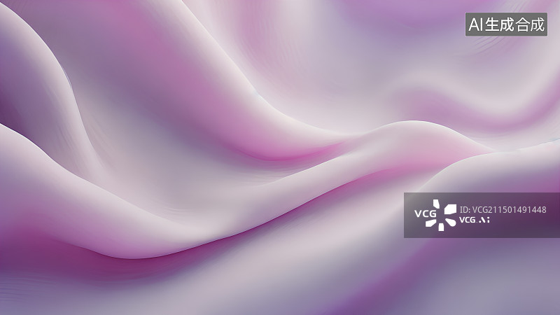 【AI数字艺术】时尚柔和浅紫色背景图，丝绸，渐变色图片素材