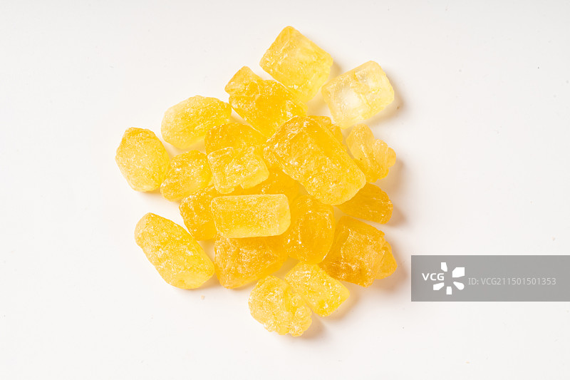 传统黄冰糖图片素材