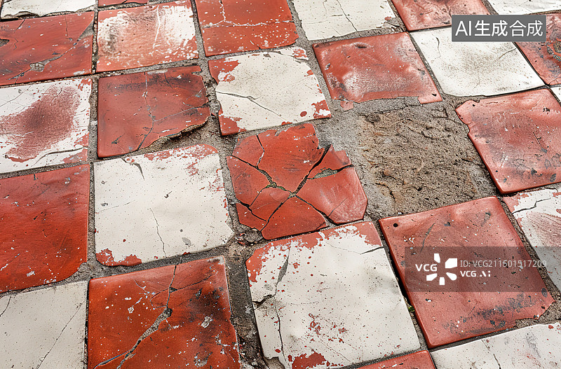 【AI数字艺术】人行道上的高角度视图图片素材