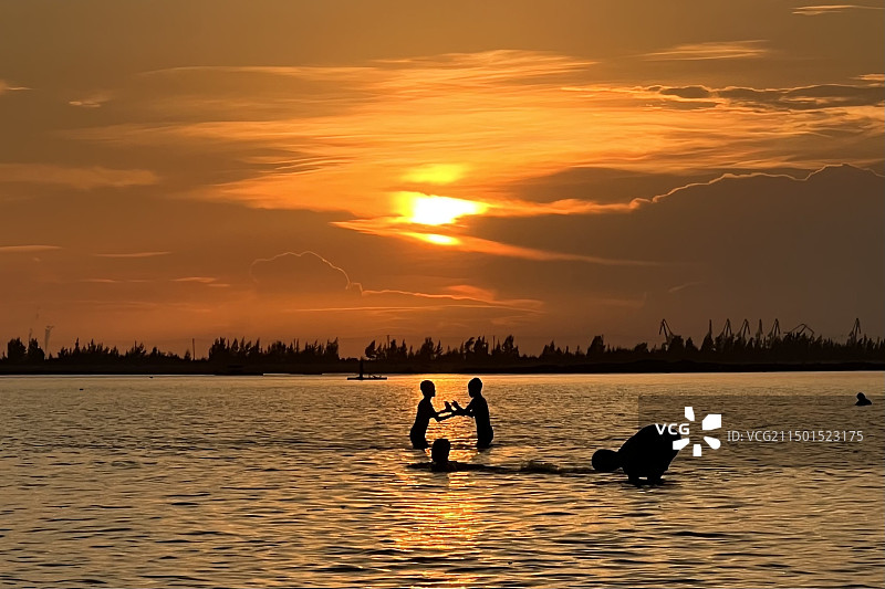 海边落日图片素材