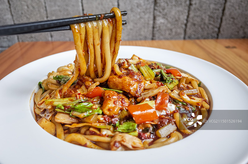 新疆炒米粉图片素材