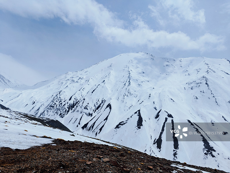岗什卡雪山图片素材