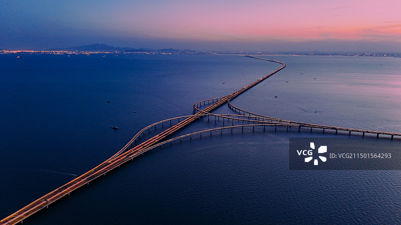 胶州湾大桥图片素材