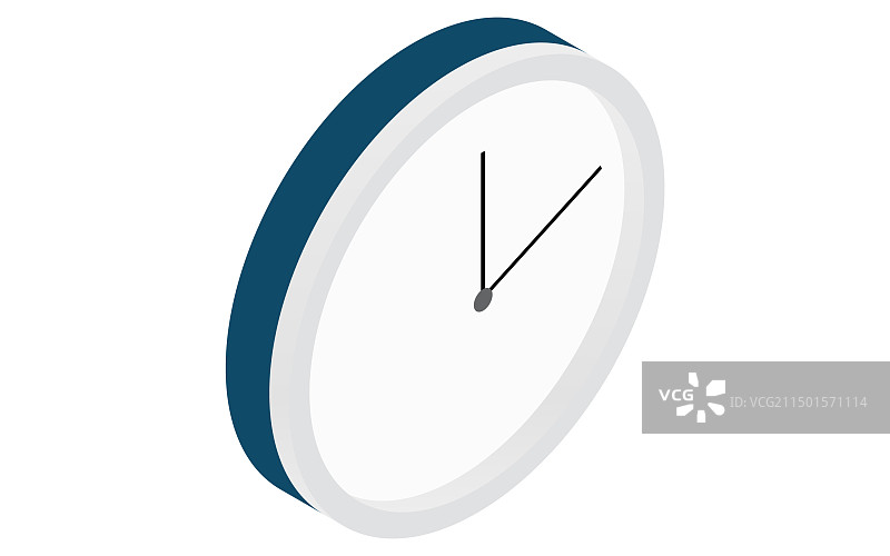 室内挂钟2.5D图图片素材