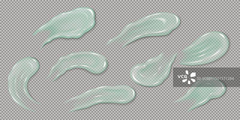 天然保湿绿色水润乳霜图片素材