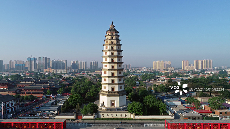 河北省定州市开元寺塔图片素材