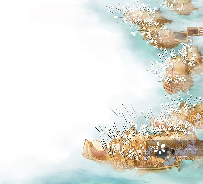 草船借箭图片素材