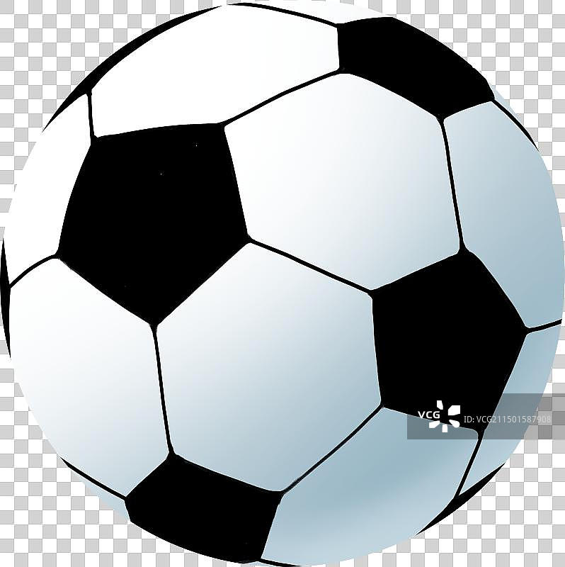 光影插画足球元素图片素材