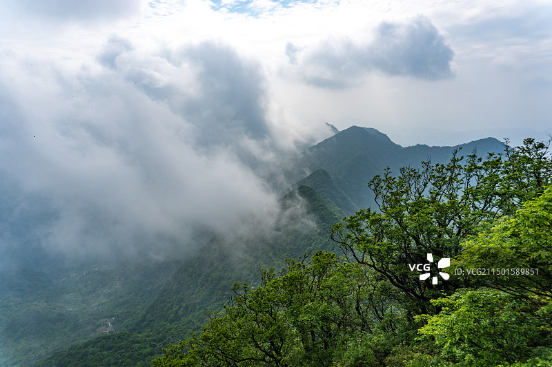 湖南常德石门壶瓶山自然风光图片素材