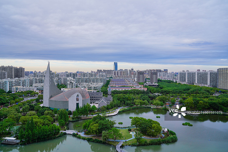 昆山城市建筑图片素材