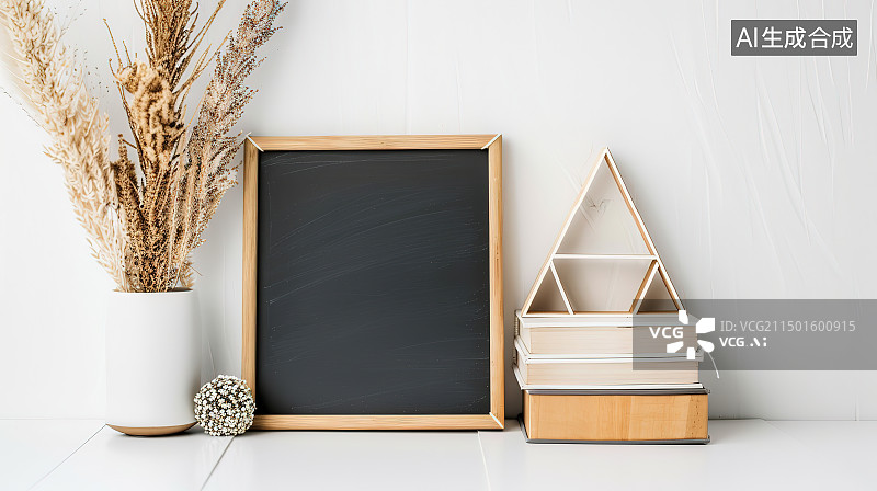 【AI数字艺术】书桌背景图片素材