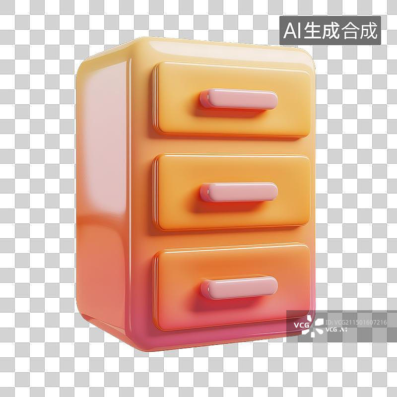 【AI数字艺术】卡通抽屉 柜子图片素材