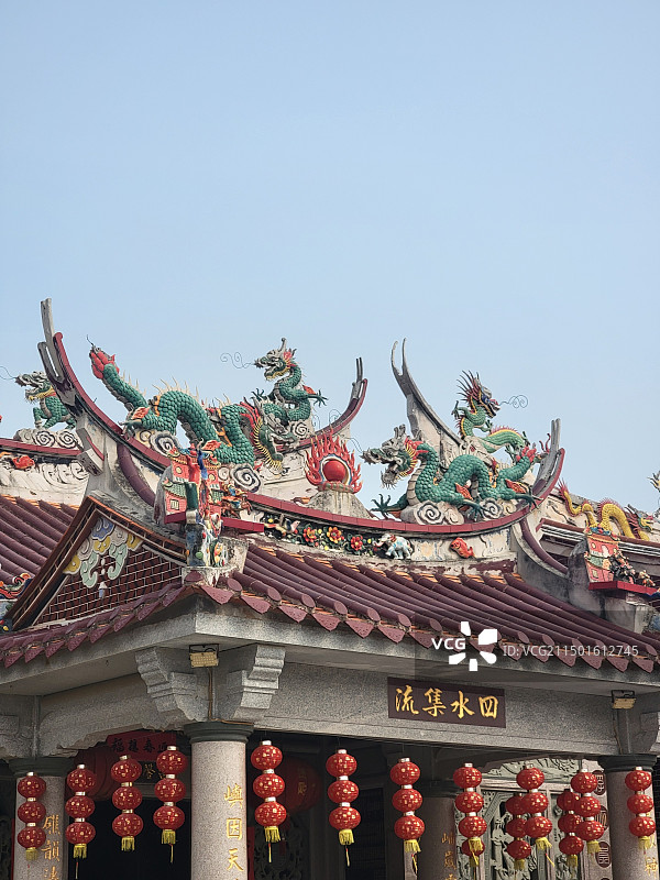 闽南风格天后宫古厝图片素材