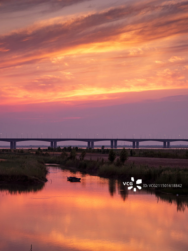 黄河 河南省郑州市桃花峪 汉霸二王城 鸿沟 古城墙图片素材