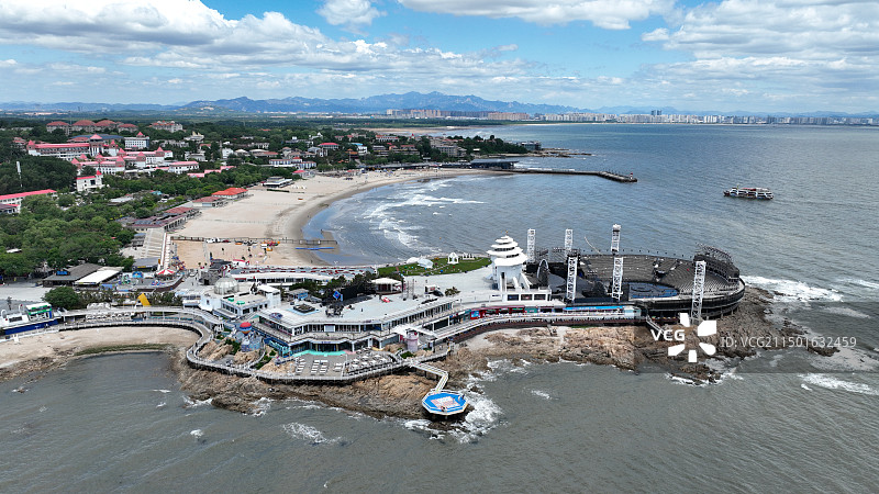 北戴河碧螺塔海上酒吧图片素材