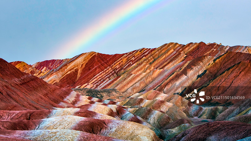 地貌奇观-七彩丹霞图片素材