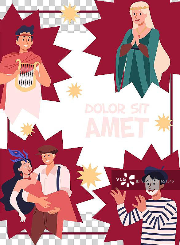 舞台上的宣传演讲图片素材