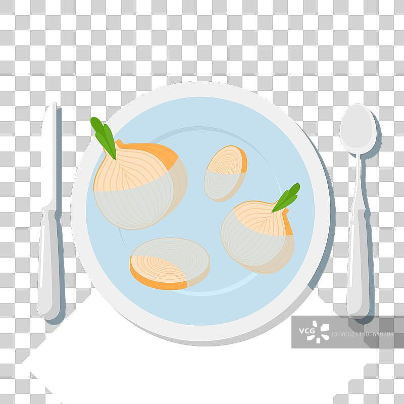 盘中洋葱汤美食图片素材