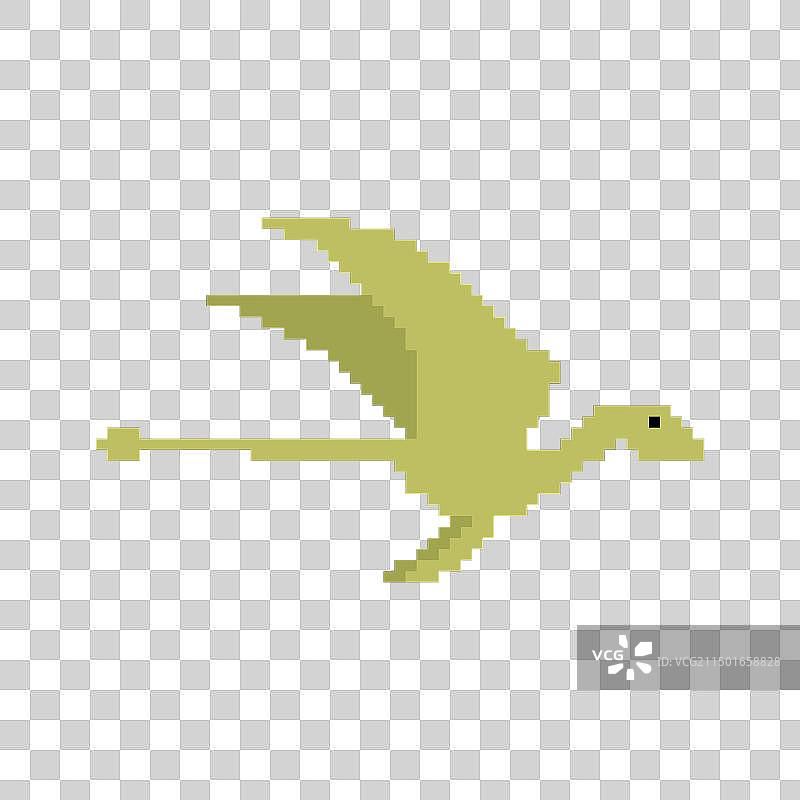 像素风格翼龙图片素材