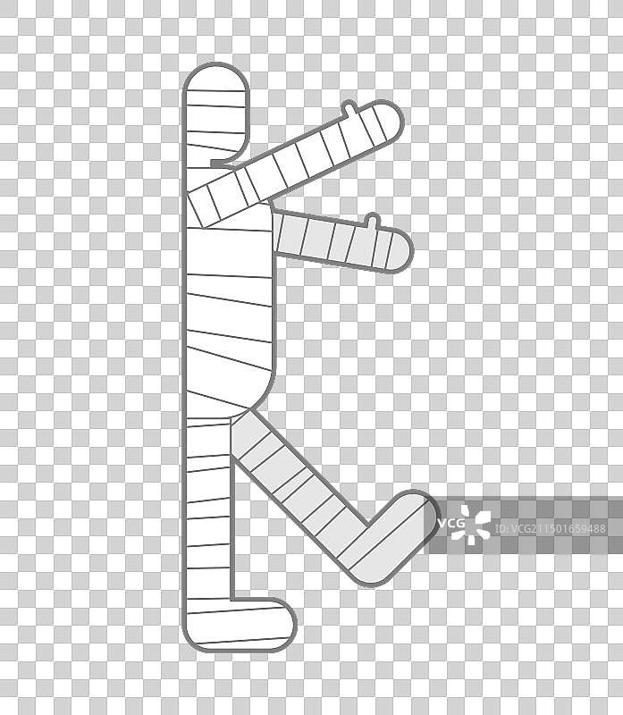 奔跑的木乃伊图片素材