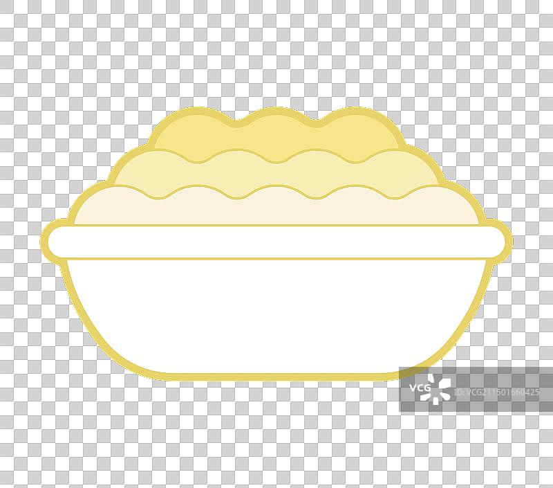 盘中的土豆泥粥图片素材