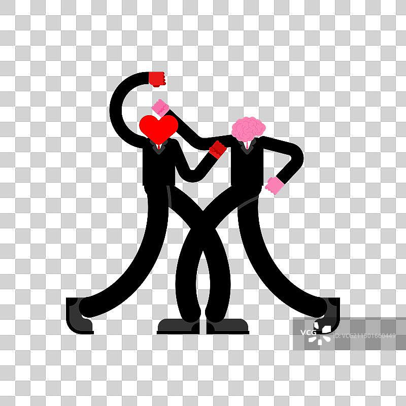 爱与理智的对抗图片素材