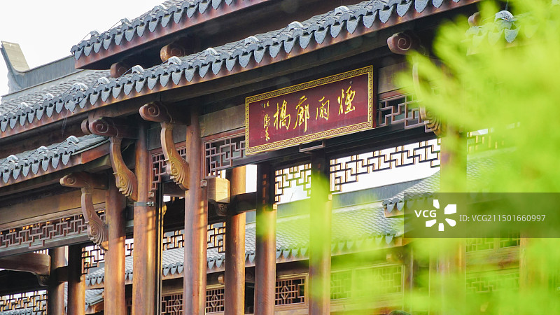 上海蟠龙古镇风光图片素材