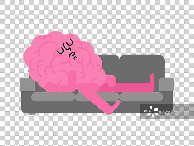 睡眠中的大脑图片素材