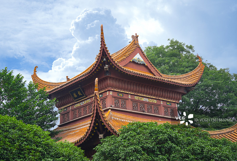 长沙开福寺鼓楼图片素材