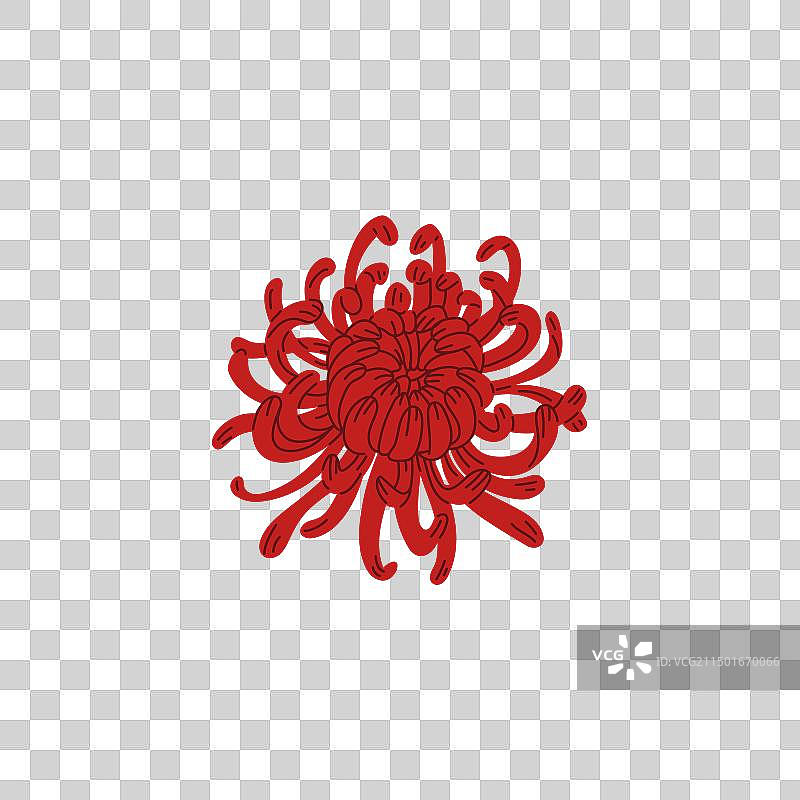 歌舞伎剧场装饰与异国情调的石蒜花图片素材