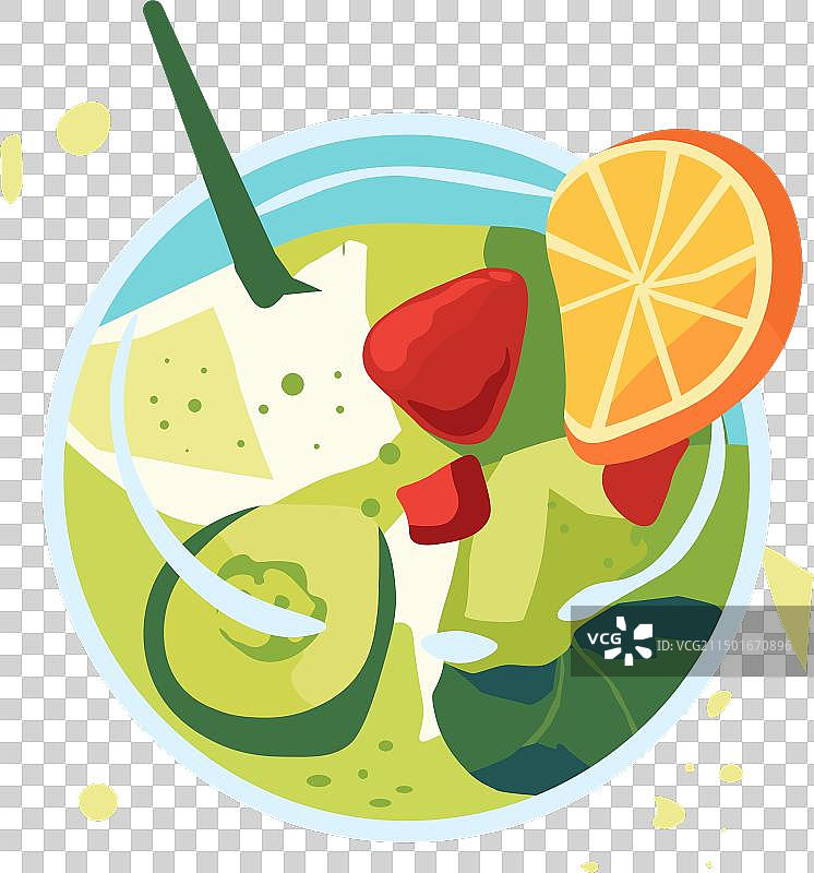 什锦蔬菜沙拉碗图片素材