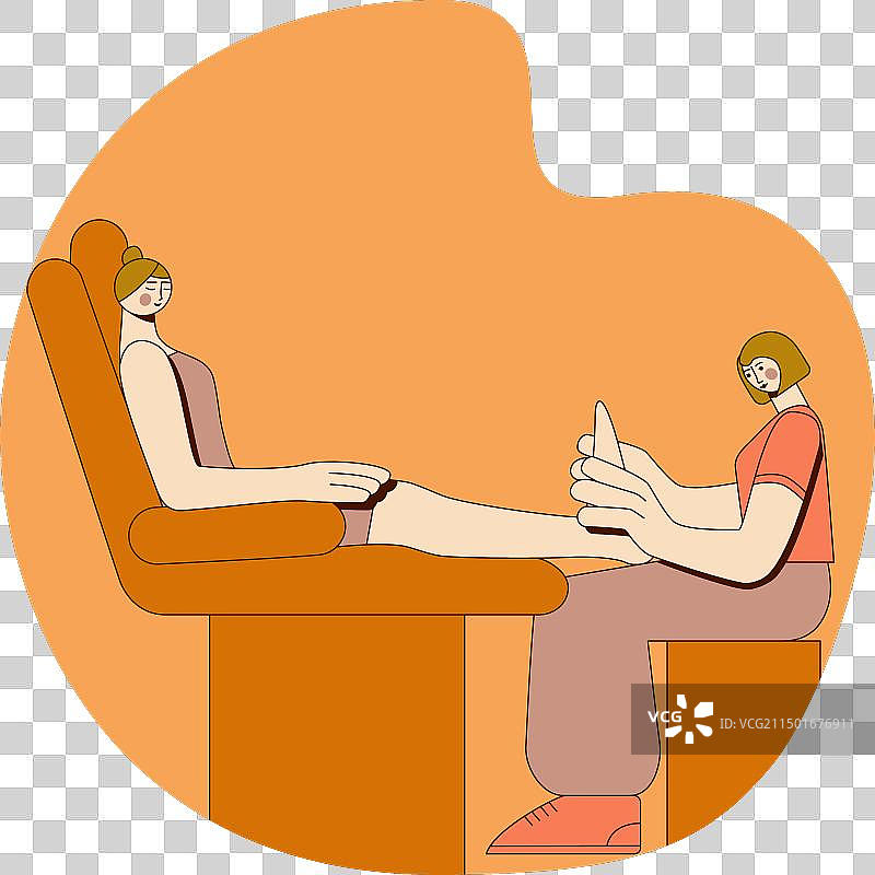 足部按摩SPA设计理念图片素材