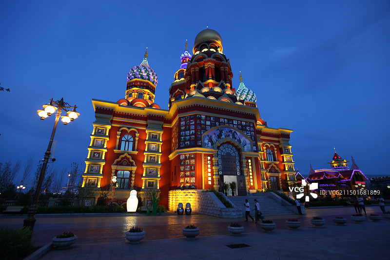 内蒙古满洲里套娃广场图片素材