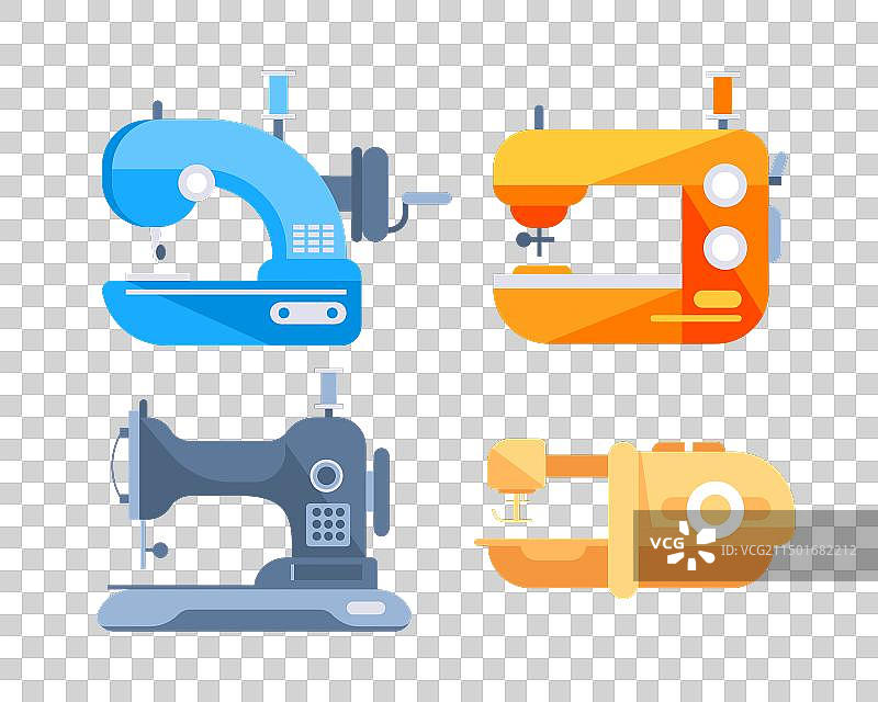 缝纫机设备模型图片素材