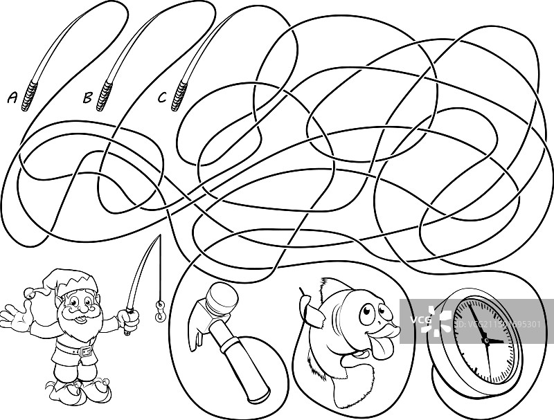 儿童迷宫游戏图片素材