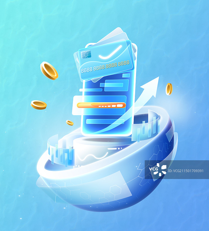 线上便捷支付理财未来图片素材