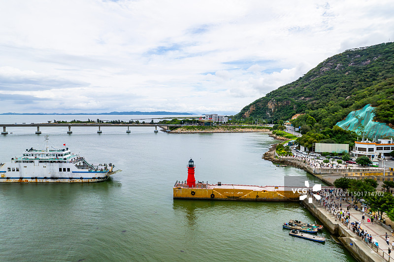 汕头南澳轮渡图片素材