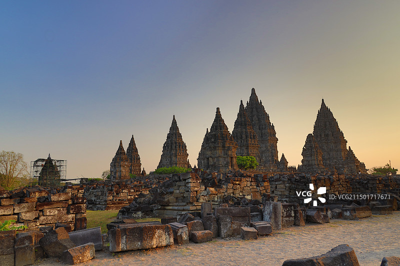 世界文化遗产，印度尼西亚普兰巴南图片素材