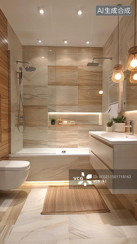 【AI数字艺术】卫浴间的AI图片图片素材