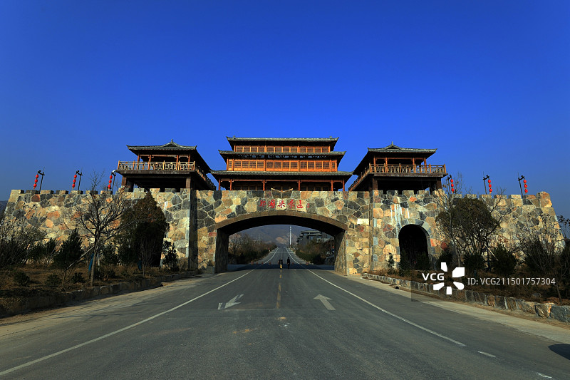 咸阳郑国渠旅游景区图片素材