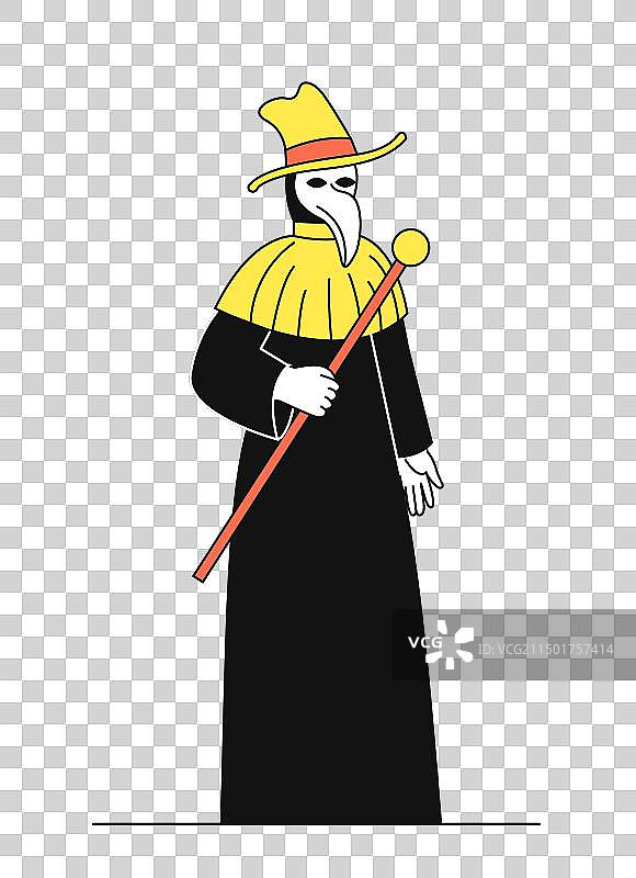 简单的古代化装舞会人物图片素材