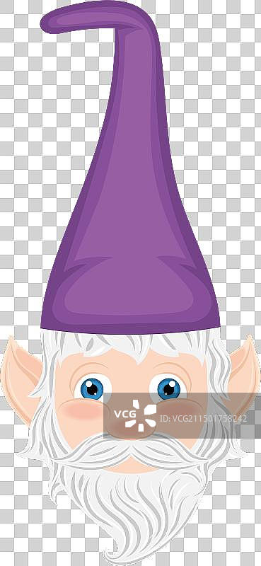 可爱的花园侏儒卡通形象图片素材