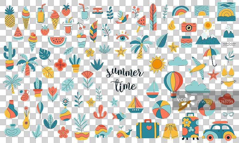 夏季彩色图片素材合集图片素材